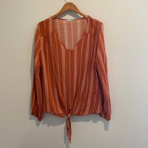 Orange long sleeve